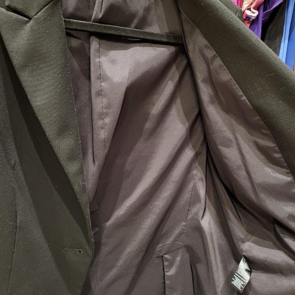 Black Express 1 Button Blazer - image 3